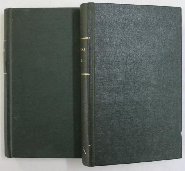 EMILE OU DE L 'EDUCATION par JEAN - JACQUES ROUSSEAU , VOLUMELE I - II , 1924