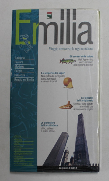 EMILIA - VIAGGIO ATTRAVERSO LE REGIONI ITALIANE , GHID TURISTIC ,  2002