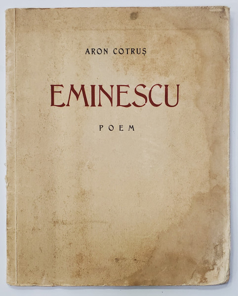 EMINESCU-ARON COTRUS  BUCURESTI  15 MAI 1939