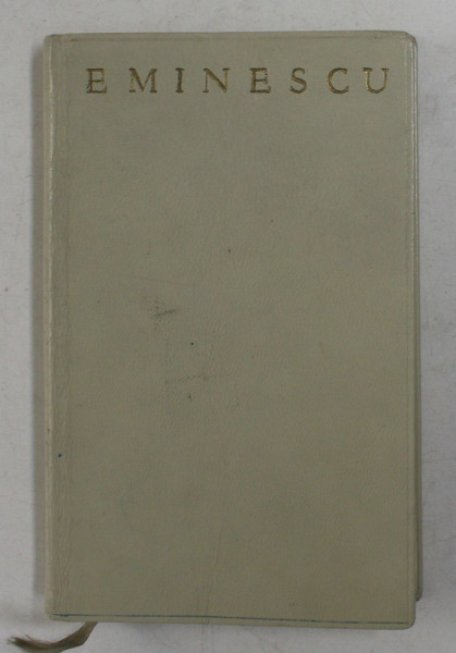 EMINESCU - POEZII , editie ingrijita de PERPESSICIUS , 1963 , EDITIE PE HARTIE DE BIBLIE *, LEGATURA DIN PIELE *