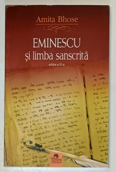EMINESCU SI LIMBA SANSCRITA de AMITA BHOSE , 2010