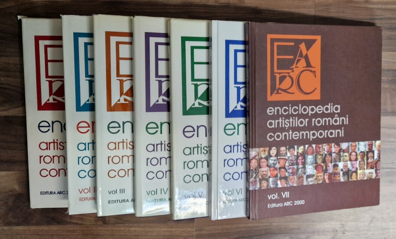 ENCICLOPEDIA ARTISTILOR ROMANI CONTEMPORANI , VOLUMELE I - VII de ALEXANDRU CEBUC ... NEGOITA LAPTOIU , 1996 - 2009