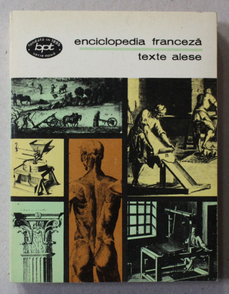 ENCICLOPEDIA FRANCEZA - TEXTE ALESE , 1976