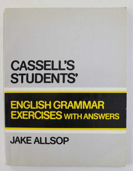 ENGLISH GRAMMAR EXERCISES WITH ANSWERS by JAKE ALLSOP , 1990