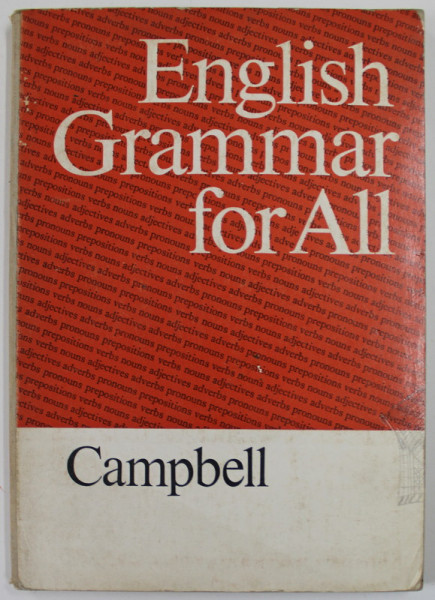 ENGLISH GRAMMAR FOR ALL by ELIZABETH CAMPBELL , KARL BEILHARDT , 2000