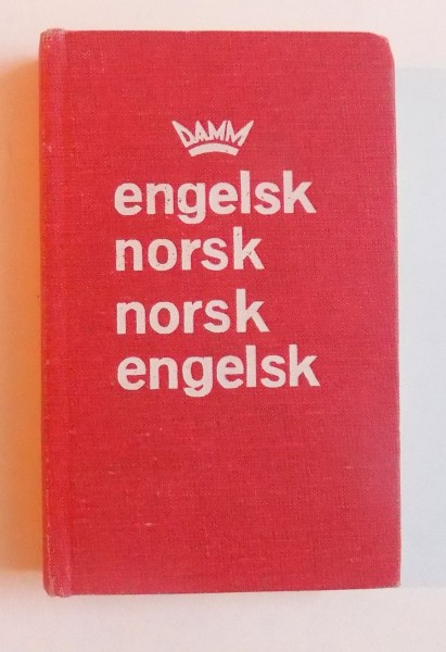 ENGLISH - NORWEGIAN / NORWEGIAN - ENGLISH POCKET DICTIONARY , 1978