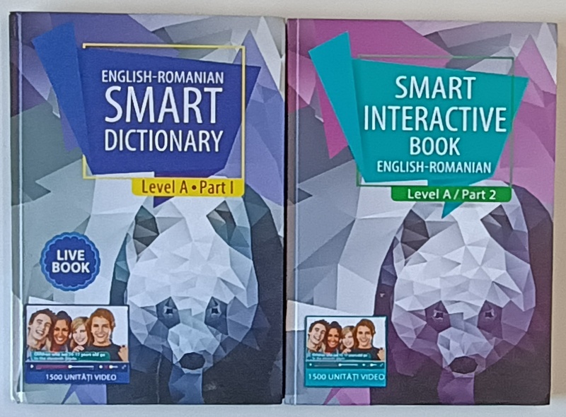 ENGLISH - ROMANIAN SMART DICTIONARY , LEVEL A , PARTS I - II , 2017