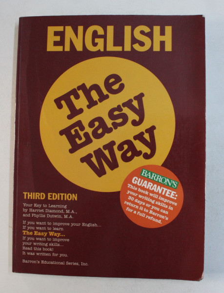 ENGLISH - THE EASY WAY by HARRIET DIAMOND and PHYLLIS DUTWIN , 1996