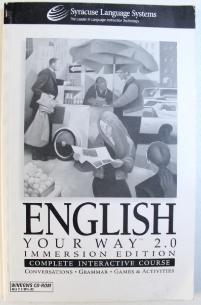 ENGLISH YOUR WAY  2.0 IMMERSON EDITION  - COMPLETE INTERACTIVE COURSE  - CONVERSATIONS , GRAMMAR , GAMES & ACTIVITIES