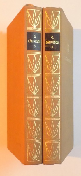 ENIGMA OTILIEI 1 SI 2 de G. CALINESCU, VOL III-IV 1966