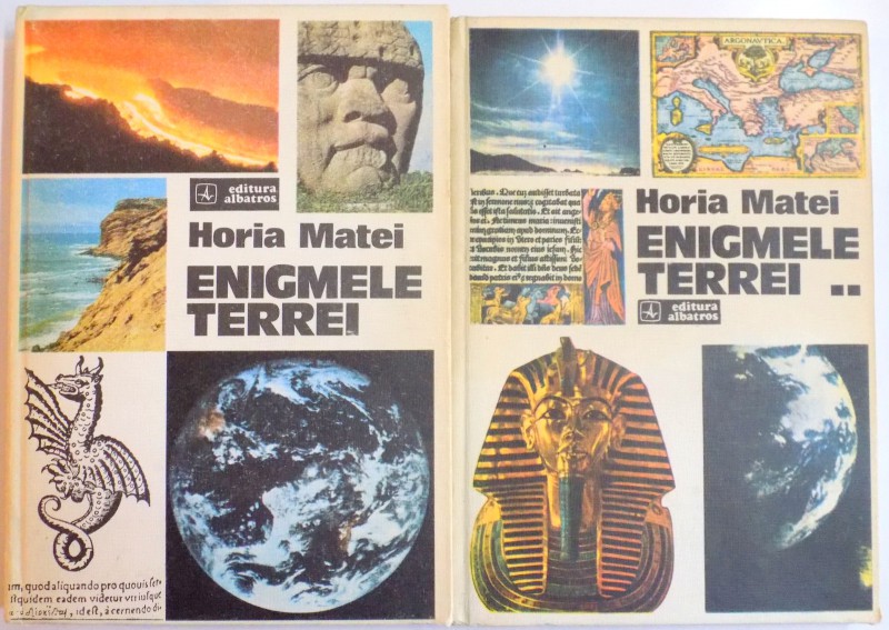 ENIGMELE TERREI de HORIA MATEI , VOL I-II , 1978