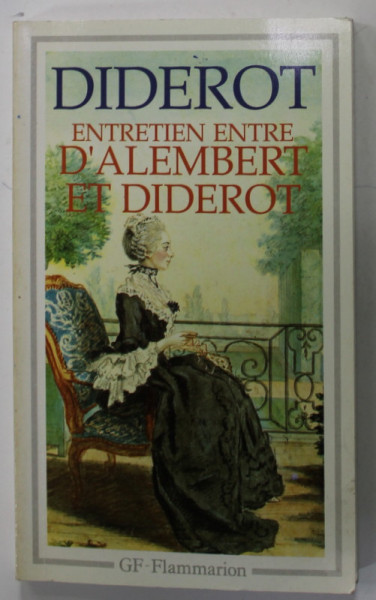 ENTRETIEN ENTRE D 'ALAMBERT ET DIDEROT par DENIS DIDEROT , 1975