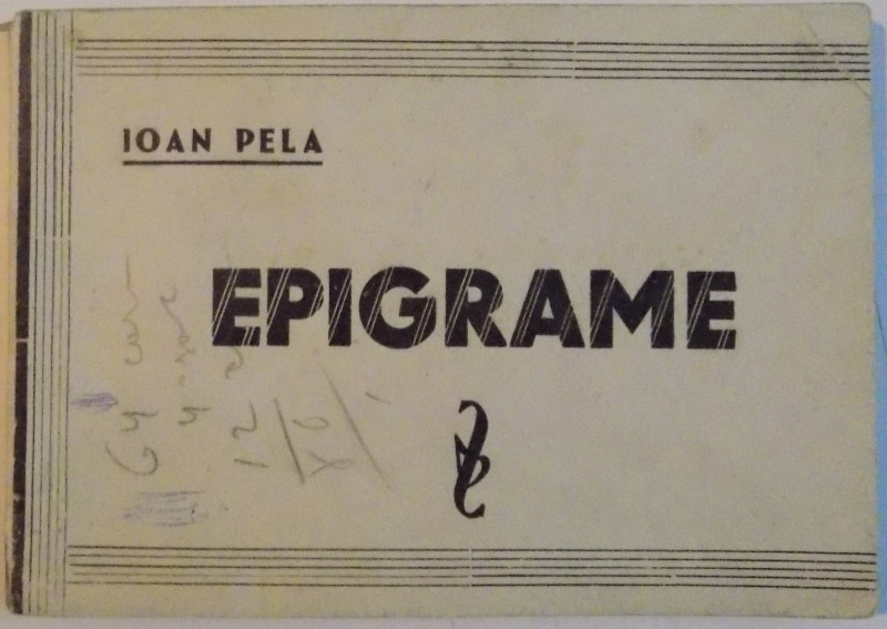 EPIGRAME , 1939
