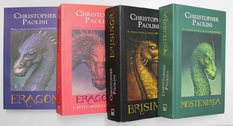 ERAGON , SERIA MOSTENIREA , VOLUMELE I - IV de CHRISTOPHER PAOLINI , 2014
