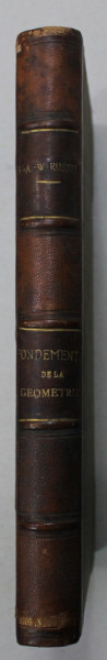 ESSAI SUR LES FONDEMENTS DE LA GEOMETRIE par BERTRAND - A. - W. RUSSEL , 1901