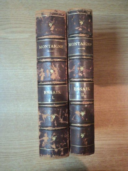 ESSAIS DE MONTAIGNE VOL I , II de M.J.-V. LECLERC