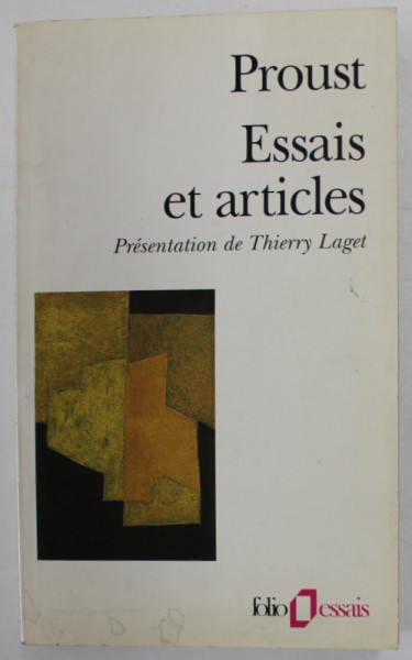 ESSAIS ET ARTICLES par MARCEL PROUST , 1994