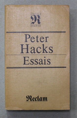 ESSAIS von PETER HACKS , 1984
