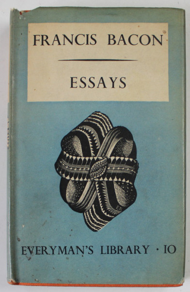 ESSAYS by FRANCIS BACON , 1936