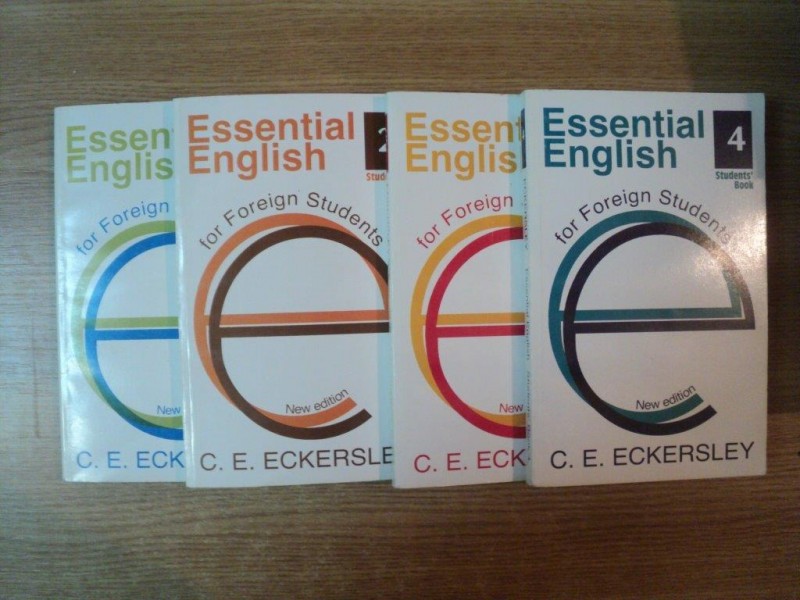 ESSENTIAL ENGLISH FOR FOREIGN STUDENTS VOL. I - IV de C. E. ECKERSLEY