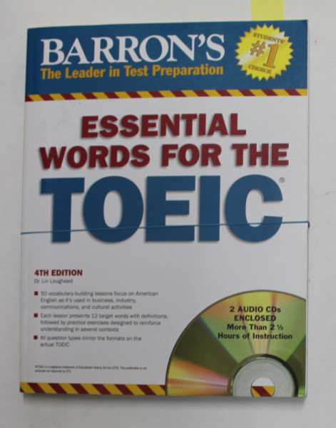 ESSENTIAL WORDS FOR THE TOEIC , 2 AUDIO CD s ENCLOSED , by LIN LOUGHEED , 2011