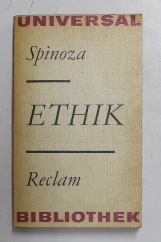 ETHIK von SPINOZA , 1982