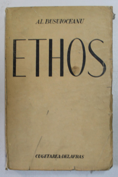 ETHOS de AL. BUSUIOCEANU  1941