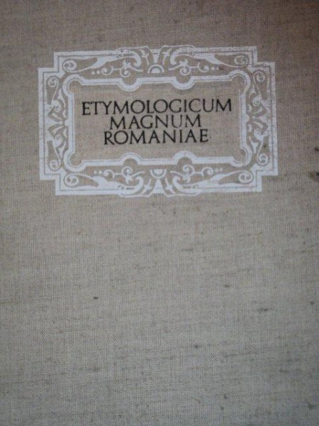 ETYMOLOGICUM MAGNUM ROMANIAE de B. PETRICEICU , VOL II - HASDEU , 1974