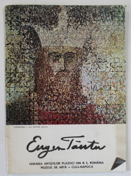 EUGEN TAUTU , CATALOG DE EXPOZITIE , TEXT IN ROMANA SI ENGLEZA , ANII ' 80