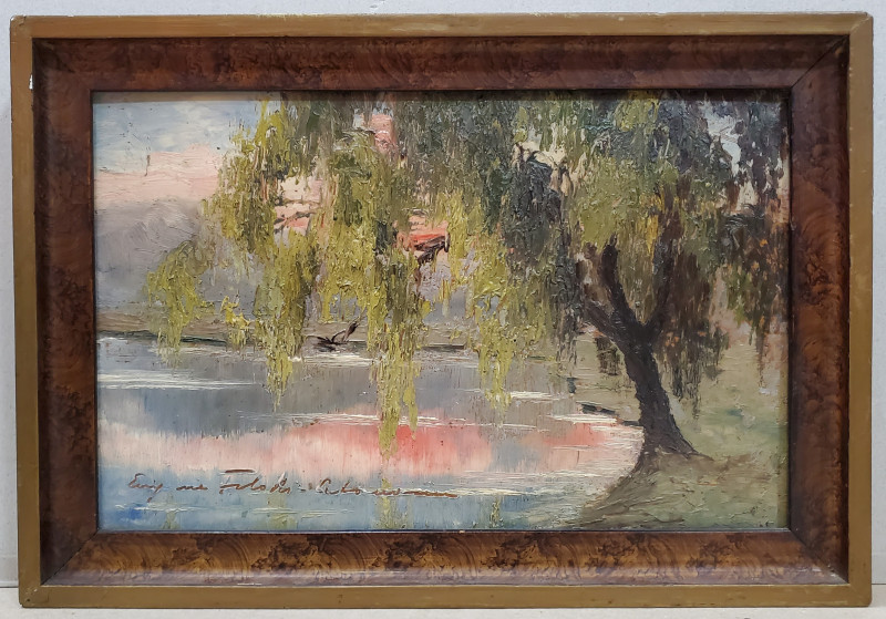 Eugenia Filotti Atanasiu (1880-1968) - Lacul Cismigiu