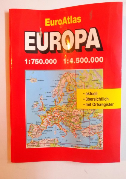 EUROATLAS -  EUROPA SC. 1: 750. 000 - 1 : 4.500. 000 , 2007