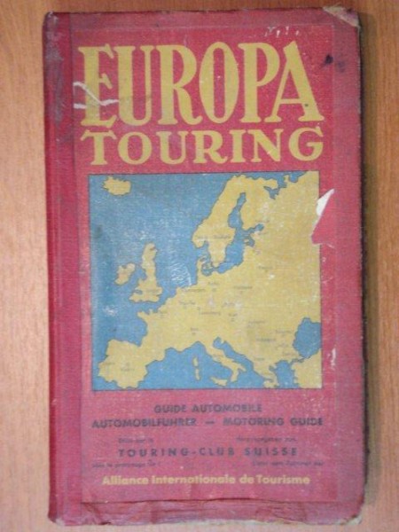EUROPA TOURING -GUIDE AUTOMOBILE , 1934