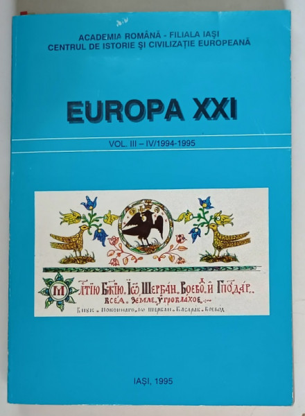 EUROPA XXI , VOL. III - IV , 1994 - 1995 , 1995