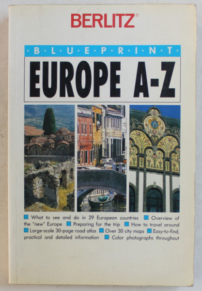 EUROPE A -Z , GHID DE CALATORIE , 1991