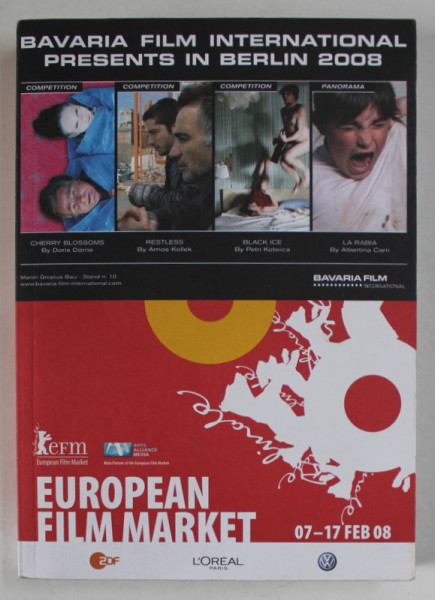 EUROPEAN FILM MARKET , 07 -17 FEB. 2008 , OFFICIAL EFM CATALOGUE , 2008
