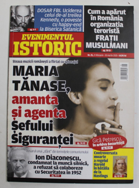 EVENIMENTUL ISTORIC , REVISTA , NR. 25 , 21 FEBRUARIE - 20 MARTIE , 2020