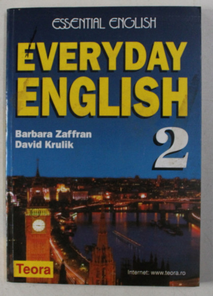 EVERYDAY ENGLISH  , VOLUMUL 2 de BARBARA ZAFFRAN si DAVID KRULIK , 1998