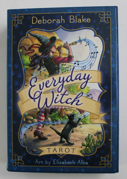 EVERYDAY WITCH  - TAROT by DEBORAH BLAKE , art by ELISABETH ALBA , SET CU 78 CARTI DE TAROT SI UN GHID DE INTERPRETARE , 2017