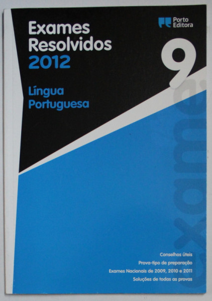 EXAMES RESOLVIDOS , LINGUA PORTUGUESA , 9 ANO ,  2012