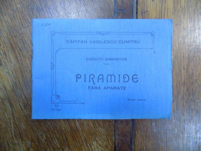 Exercitii gimnastice, Priamide fara aparate