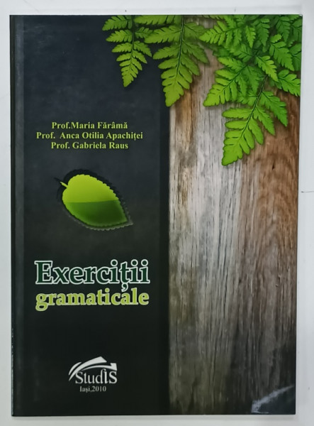 EXERCITII GRAMATICALE ( PENTRU INVATAMANTUL SPECIAL ) de MARIA FANTANA ...GABRIELA  RAUS , 2010