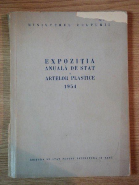 EXPOZITIA ANUALA DE STAT A ARTELOR PLASTICE 1954