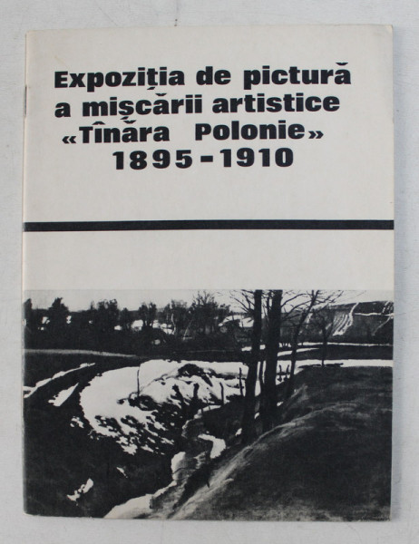 EXPOZITIA DE PICTURA A MISCARII ARTISTICE  ' TANARA POLONIE ' 1895 -1910 , CATALOG , APARUT 1969