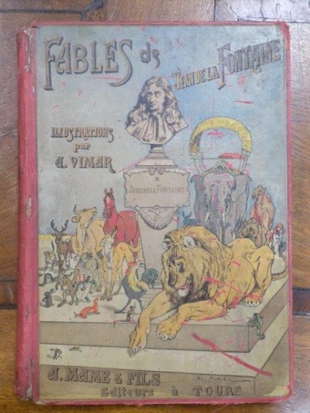 FABLES DE LA FONTAINE. ILLUSTRATIONS DE VIMAR, TOURS