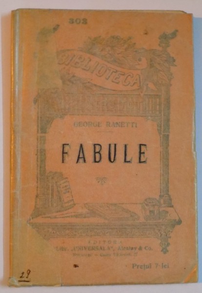 FABULE de GEORGE RANETTI