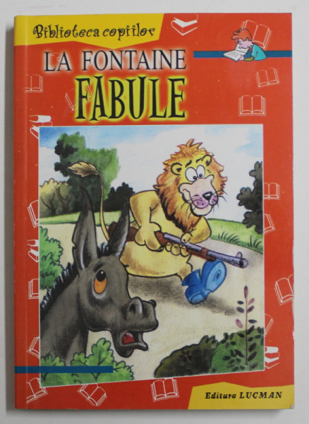 FABULE de LA FONTAINE , coperta si ilustratiile de SERBAN ANDREESCU , 270 PAGINI , COPERTA BROSATA