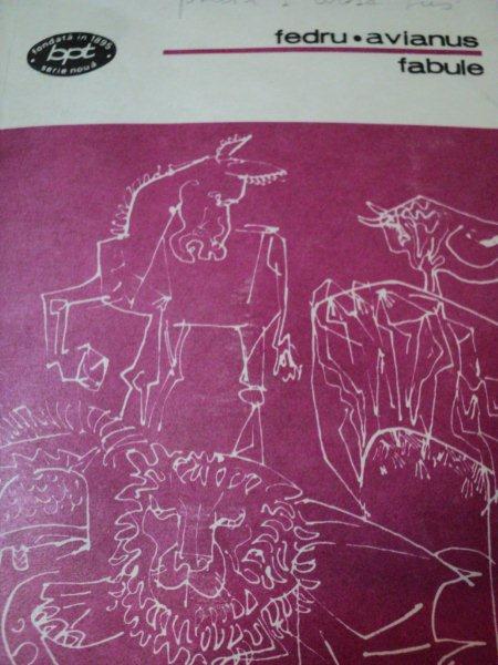 FABULE-FEDRU,AVIANUS,BUC.1981