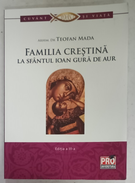 FAMILIA CRESTINA LA SFANTUL IOAN GURA DE AUR de TEOFAN MADA , 2013, PREZINTA HALOURI DE APA *