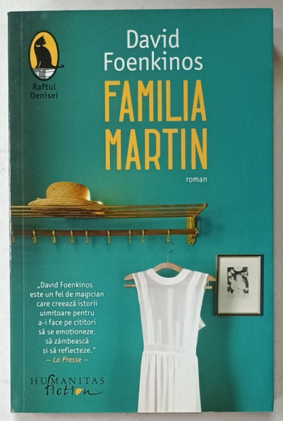 FAMILIA  MARTIN , roman de DAVID FOENKINOS , 2022