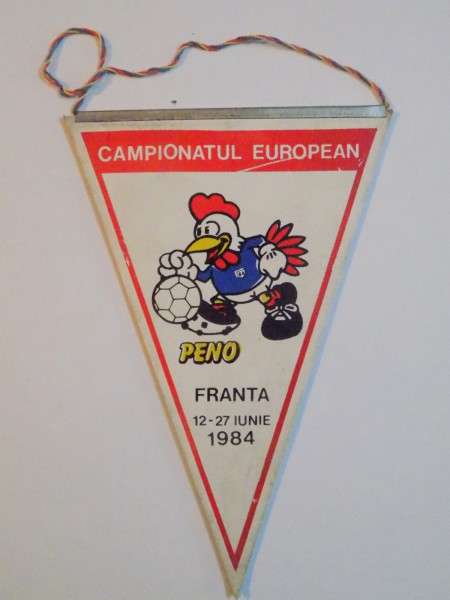 FANION CAMPIONATUL EUROPEAN FRANTA 12-17 IUNIE 1984